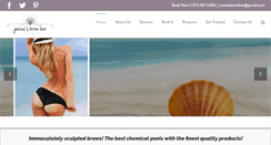 Desktop Screenshot of janicesbrowbar.com