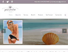 Tablet Screenshot of janicesbrowbar.com